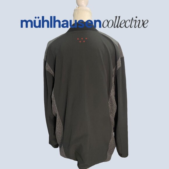 Jordan Full Zip Jacket Black/Gray Elephant Print Men’s Size XL - Picture 3 of 3